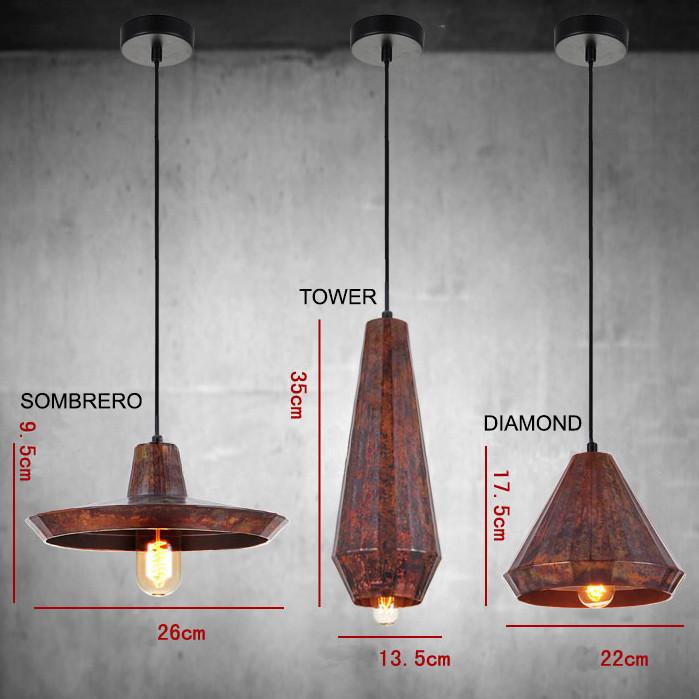 rustic modern pendant lighting